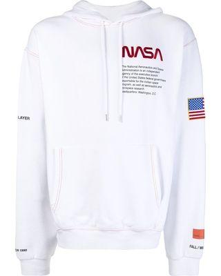 Heron Preston NASA Logo - Spectacular Deals on Heron Preston Nasa hoodie - White