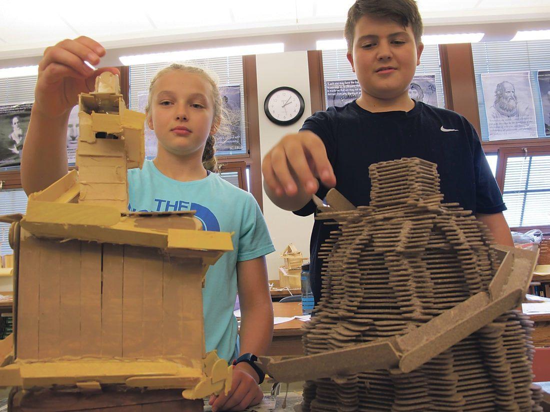 Beaty Warren Middle School Logo - Beaty-Warren Middle School students build ziggurats in part of STEM ...