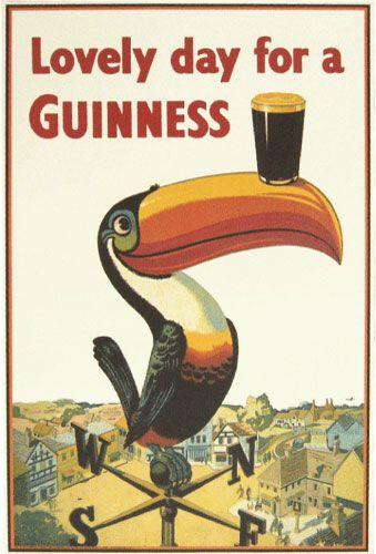 Guinness Toucan Logo - Guinness Toucan Poster | The Pub Shoppe