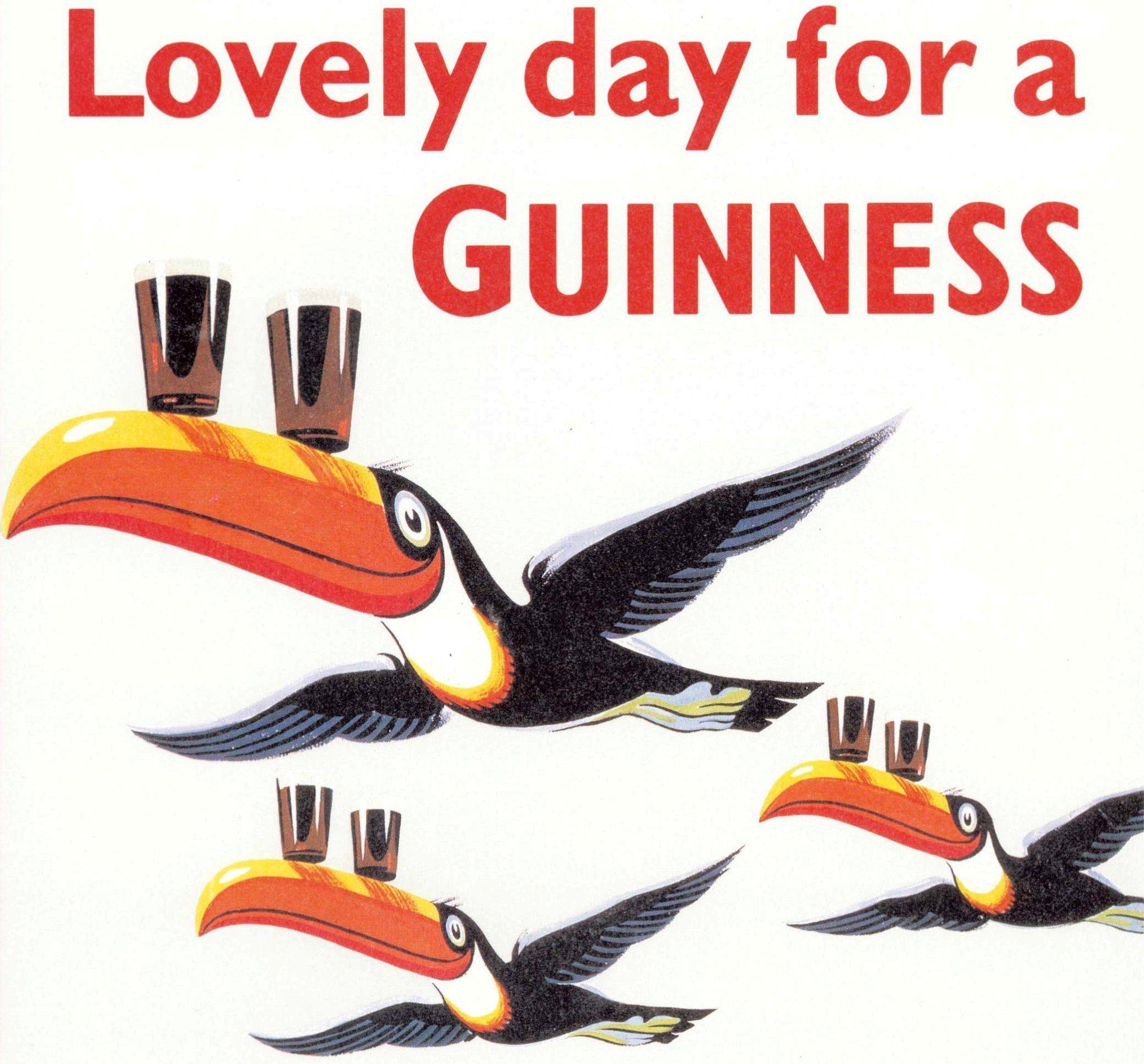 Guinness Toucan Logo - The Nazi Guinness Posters They Don't Want You to See - Fact Fiend