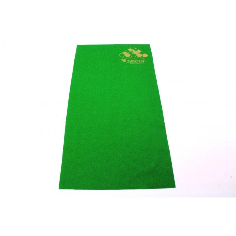 8 Green Ball Logo - Hainsworth Pool Table Racking Cloth - SMALL GOLDEN 8 BALL LOGO