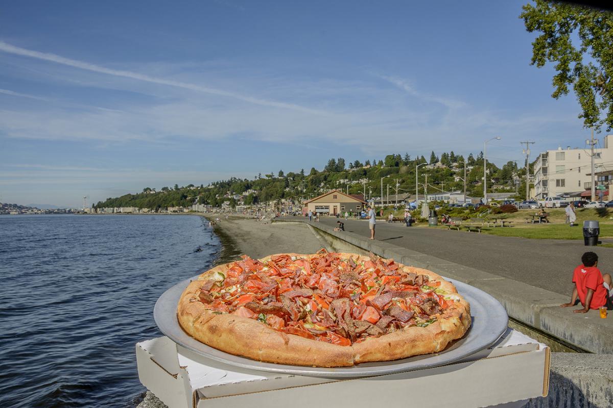 Pegasus Pizza Logo - Pegasus Pizza and Pasta | Lunch and Dinner on Alki Beach, West Seattle