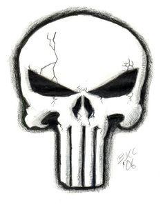 Black and White Punisher Logo - Best Punisher logo image. Drawings, Punisher, Punisher logo
