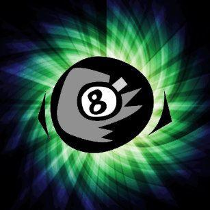 8 Green Ball Logo - I Love 8 Ball Gifts & Gift Ideas | Zazzle UK
