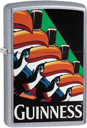 Guinness Toucan Logo - 29647 - Zippo Guinness Toucan Street Chrome