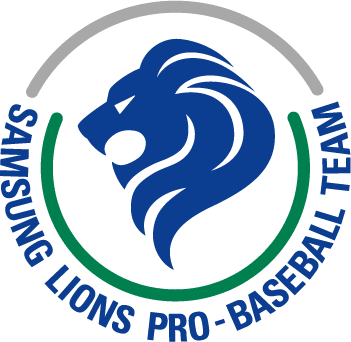 Circle Lion Logo - Samsung Lions (Daegu) Primary Logo Baseball Organization