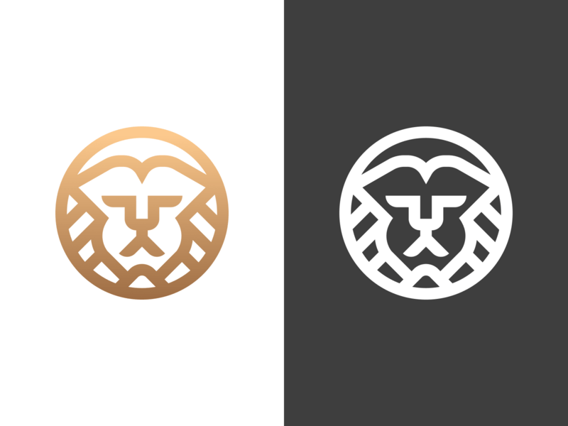 Circle Lion Logo - Lion Logo Mark