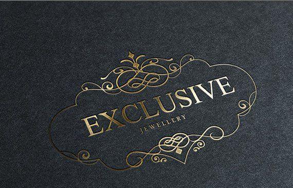 Custom Jewelry Logo - Exclusive premade logo design, elegant custom logo template, graphic ...