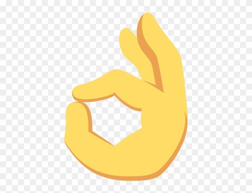 Emoji Hand Logo - 240 × 240 Pixels - Ok Hand Emoji Discord - Free Transparent PNG ...