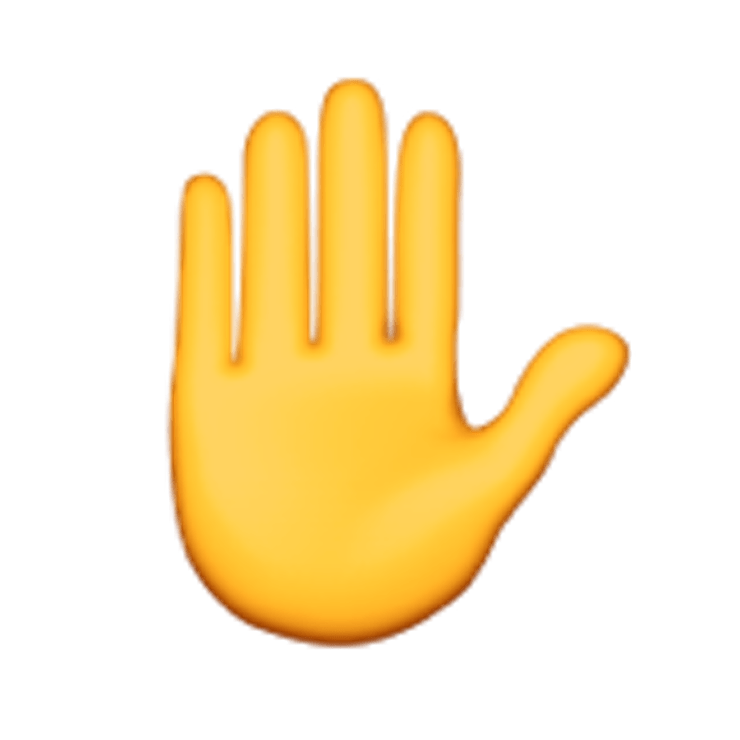 Emoji Hand Logo - Single Hand transparent PNG - StickPNG