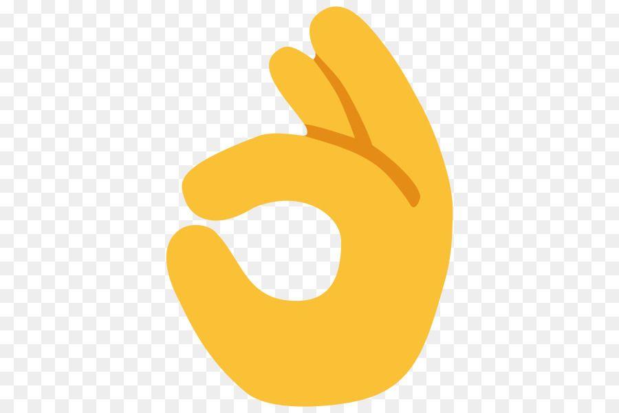 Emoji Hand Logo - iPhone Emojipedia OK Hand - emoji png download - 600*600 - Free ...