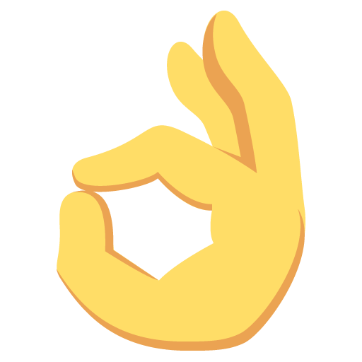 Emoji Hand Logo - OK Hand Sign Emoji Emoticon Vector Icon | Free Download Vector Logos ...
