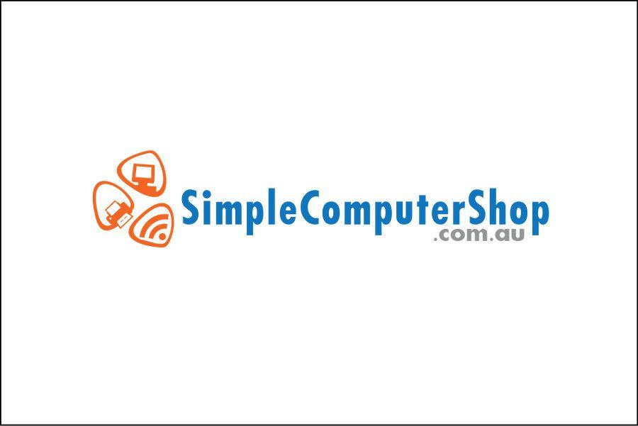 Simple Computer Logo - Entry by iakabir for Design a Logo for Simple Computer Shop
