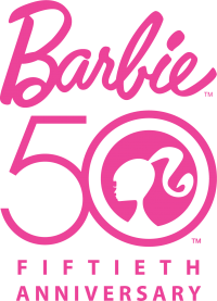 Barbie 2017 Logo - Image - 200px-Barbie 50 Anniversary LOGO.png | Logopedia | FANDOM ...