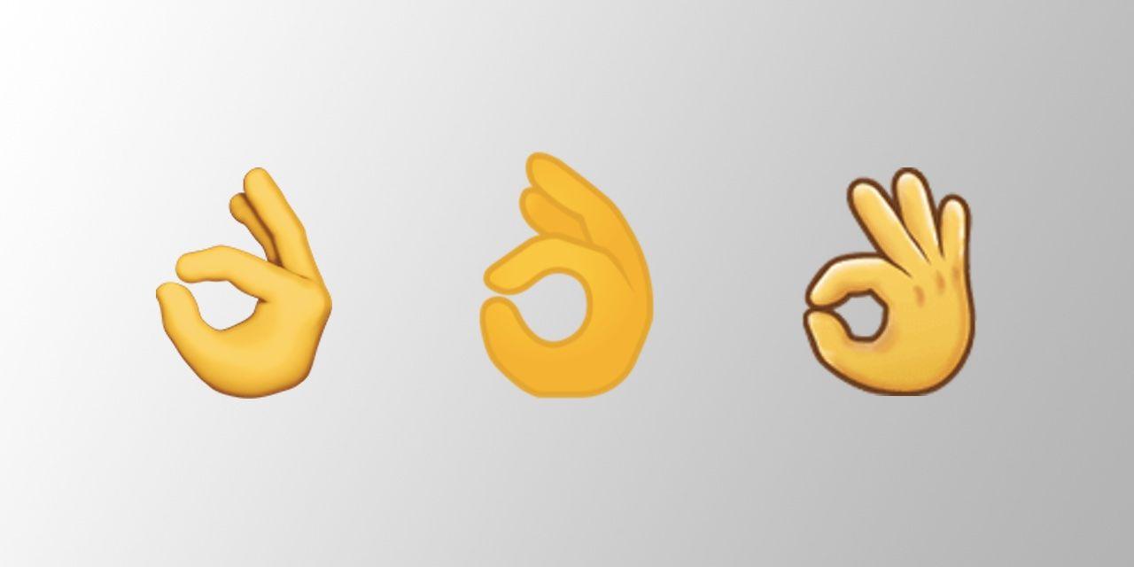 Emoji Hand Logo - No, the OK Hand 