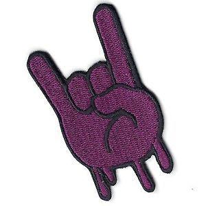Emoji Hand Logo - Purple Syrup Houston Hand Emoji Logo Embroidered Iron on Patch | eBay