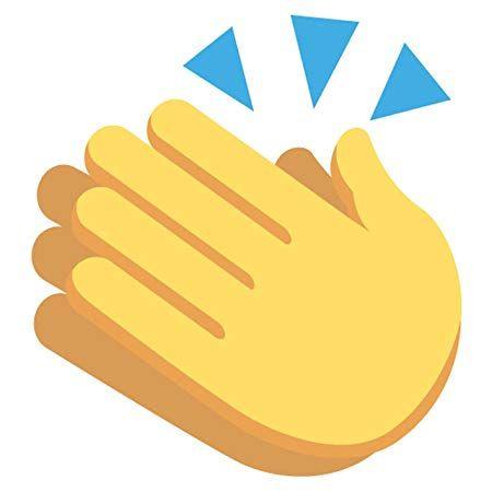 Emoji Hand Logo - Clapping Hands Sign Emoji Metal Sign: Amazon.co.uk: Kitchen & Home