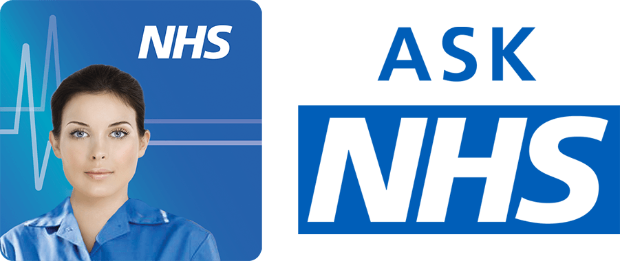 Ask App Logo - Ask NHS powered