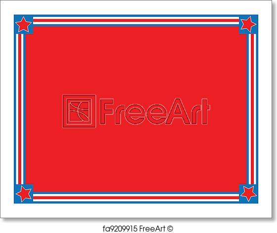 Red White Blue Star Logo - Free art print of EPS8 Vector Red White Blue Star Str. EPS8 Vector ...