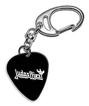 Judas Priest Band Logo - Judas Priest Band Logo Guitar Pick Keyring (H): Amazon.co.uk