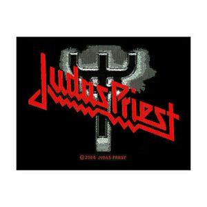 Judas Priest Band Logo - JUDAS PRIEST Fork Logo Woven Patch Sew On Official Band Merch Metal