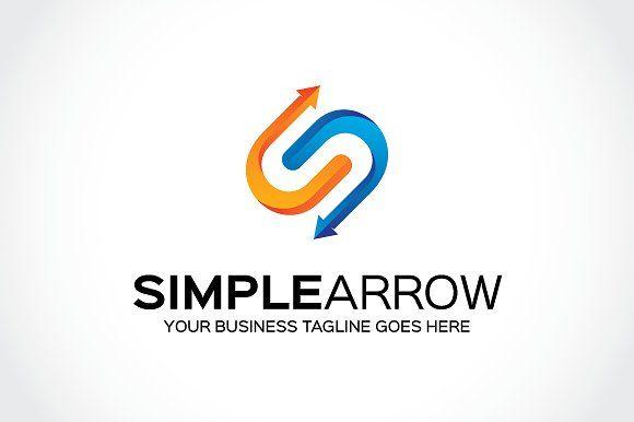 Simple Arrow Logo - Simple Arrow Logo Template ~ Logo Templates ~ Creative Market