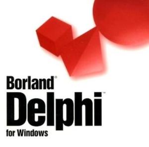 Delphi Language Logo - Borland Delphi 1.0 PC CD rapid application development IDE