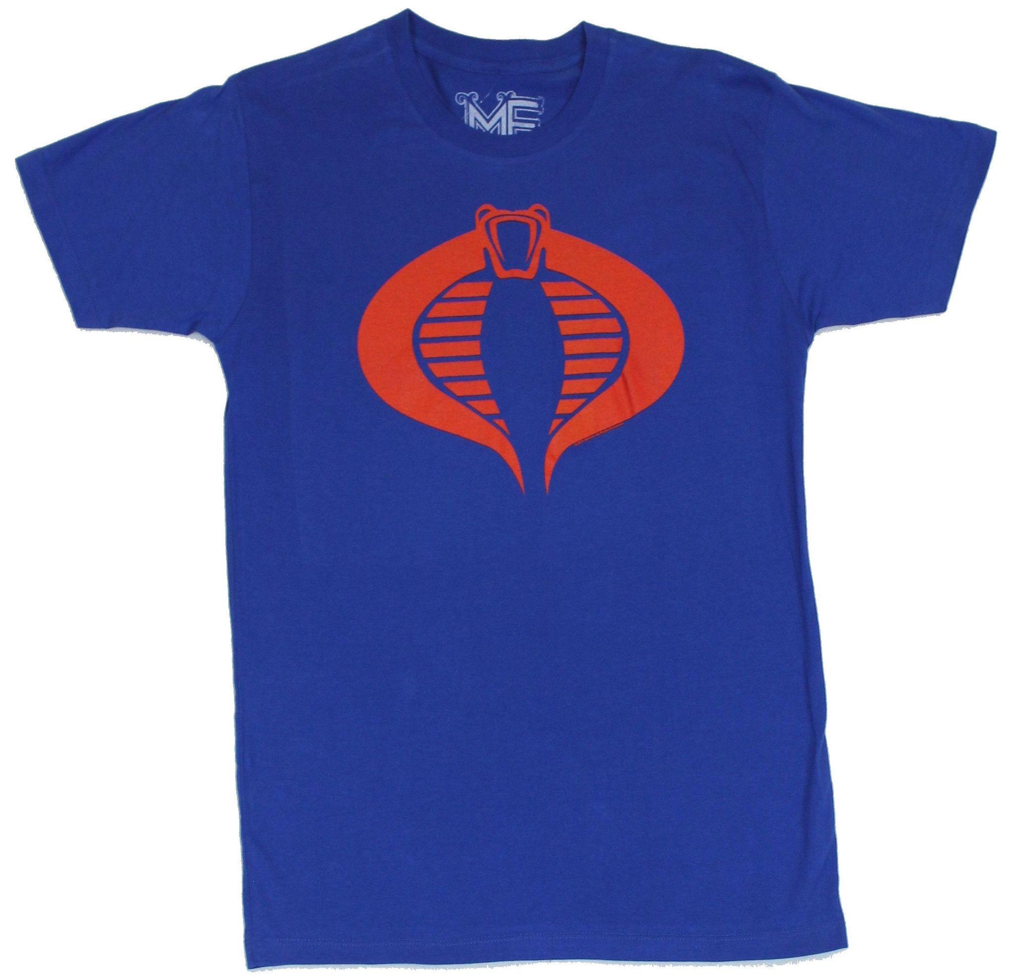 Cobra Commander Logo - GI Joe (G.I. Joe) Mens T Shirt Cobra Commander Logo