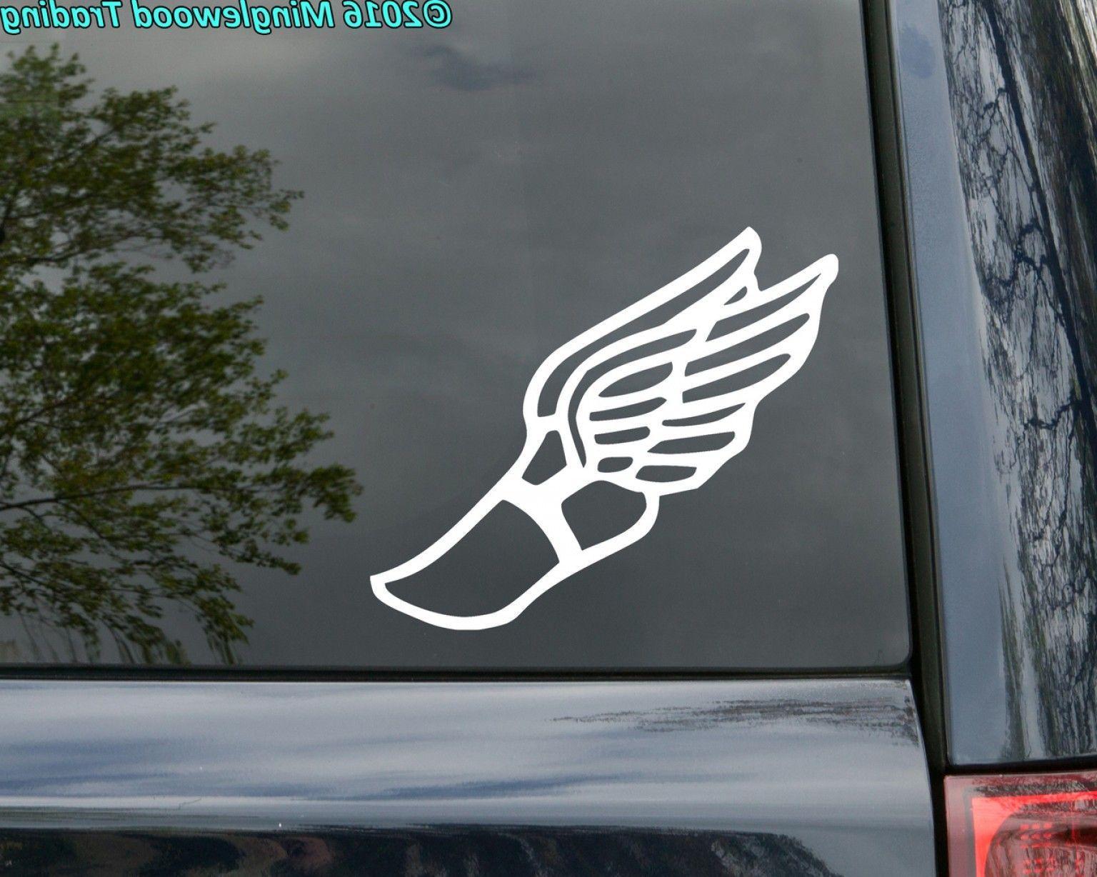 Mercury Winged Foot Logo - Track Shoe With Wings