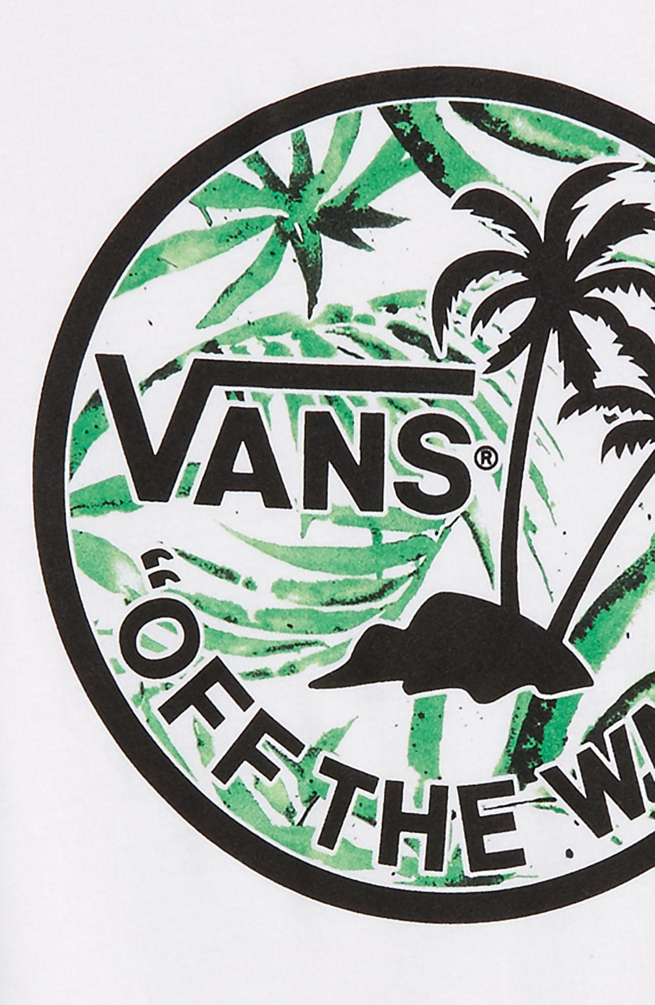Vans Palm Tree Logo - Vans Dual Palm Logo Graphic T Shirt (Big Boys)