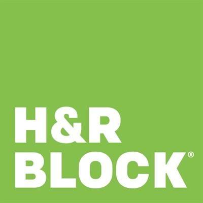 White and Green Block Logo - H & R Block - TJ Maxx Plaza | Consultants - Business & Management ...