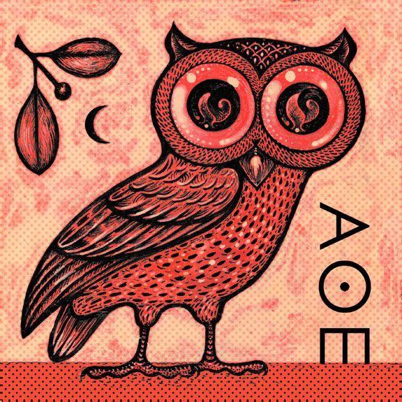 Athena Owl Logo - Best Greek Mythology Tattoos - Our Top 10 | random | Greek mythology ...