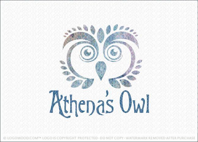 Athena Owl Logo - Readymade Logos for Sale Athena's Owl | Readymade Logos for Sale