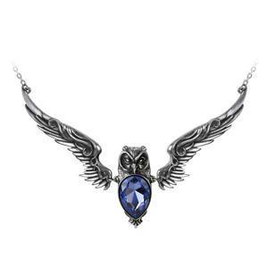 Athena Owl Logo - Stryx Statement Necklace Gothic Athena's Owl Mythology
