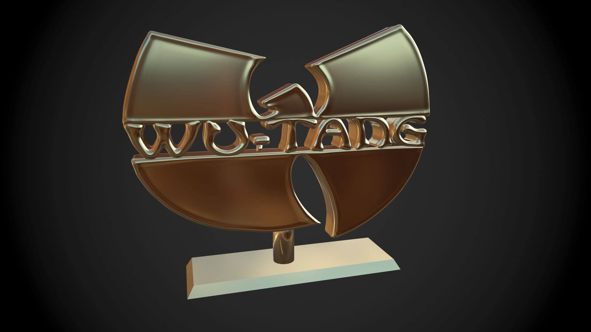 The Wu-Tang Clan Logo - Wu Tang Clan Logo Print Ready 3D Model