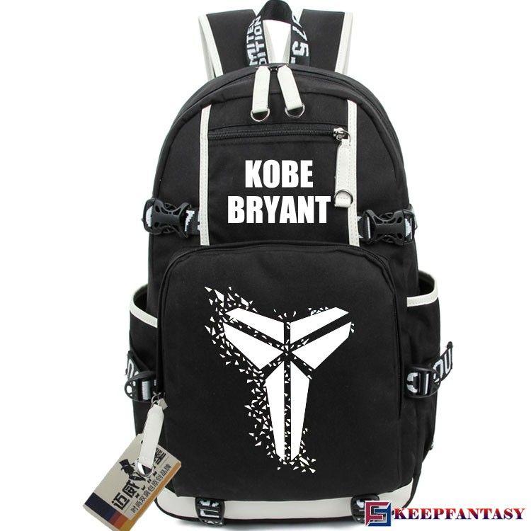Mamba Logo - Kobe Bryant Black Mamba Logo School Bag Backpack