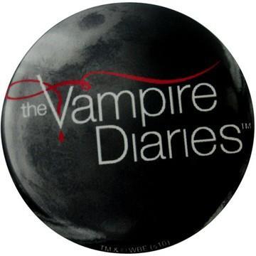 Small Vampire Logo - Vampire Diaries Logo Button | FYE