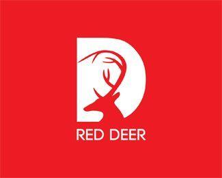 Red Deer Logo - RED DEER Logo design brand for any business where need a