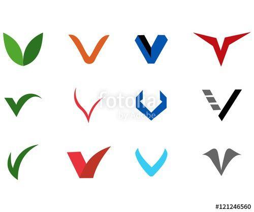 Modern V Logo - Logo Letter V Modern Simple Stock Image And Royalty Free Vector