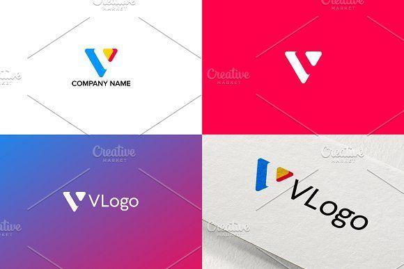 Modern V Logo - Simple #Logo #Design for #Letter V - Logos. LOGO SIMPLE #MODERN ...