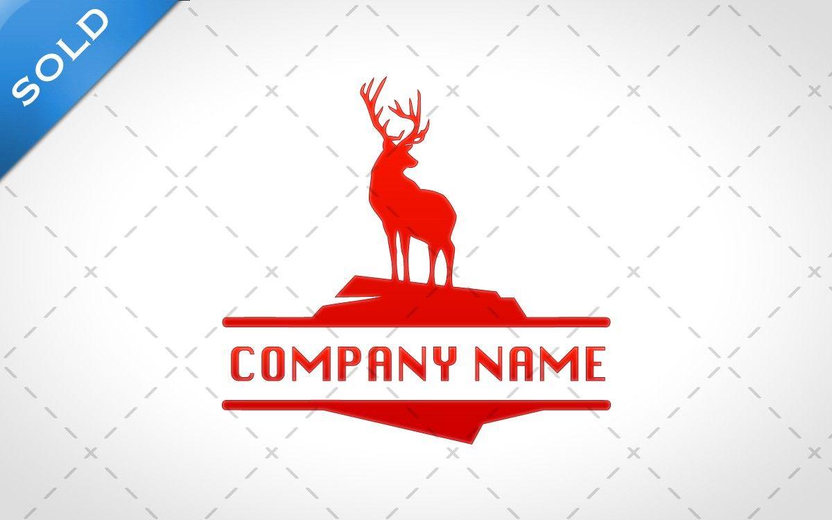 Red Deer Logo - Deer Logo
