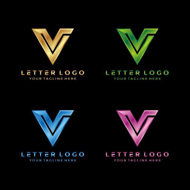 Modern V Logo - Modern, luxury letter v logo. Vector | Premium Download