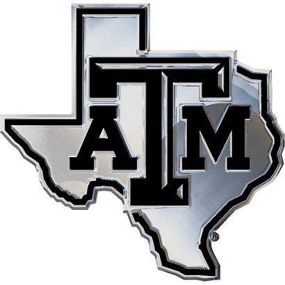 A&M University Logo - Stockdale Texas A&M University Chrome Alt Logo Auto Emblem | Academy