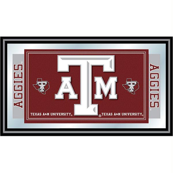 A&M University Logo - Texas A&M University Logo and Mascot Framed Mirror