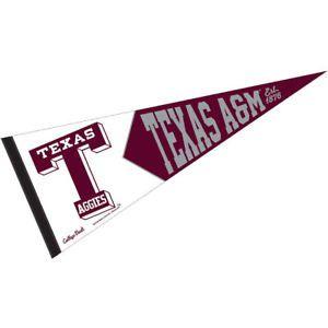 A&M University Logo - Texas A&M University Vault, Retro and Vintage Logo Pennant ...