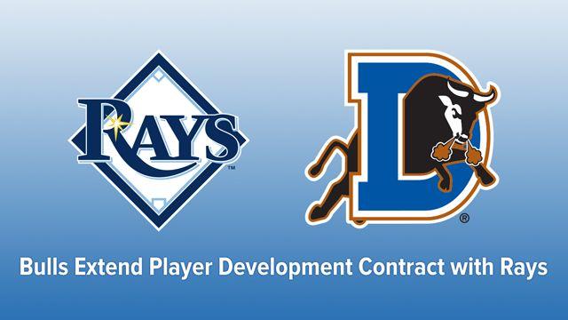 Durham Bulls Logo - Durham Bulls Extend Affiliation with Tampa Bay Rays | Durham Bulls News