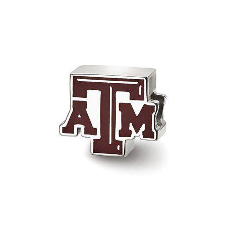 A&M University Logo - Texas A&M University Aggies Extruded ATM Logo Maroon Bead