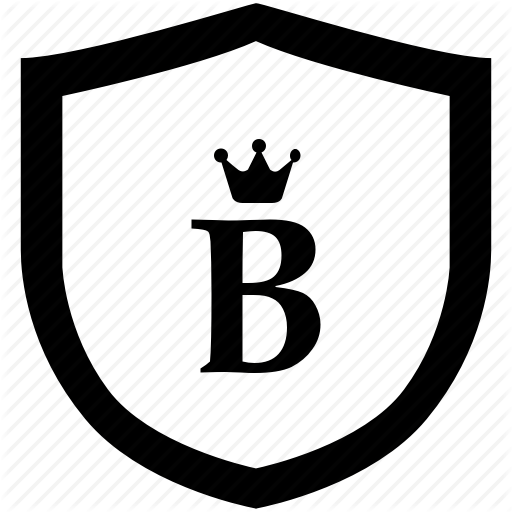 B Crown Logo - Alphabet, b, crown, english, letter, royal icon