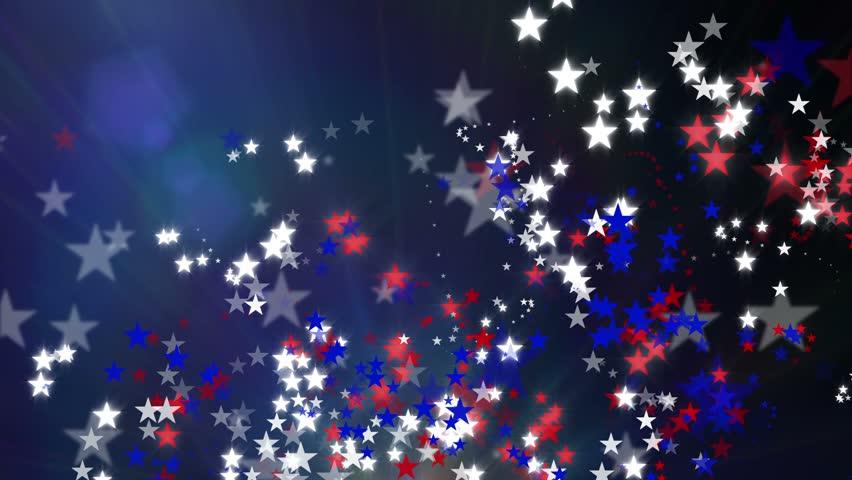 Cool Red White and Blue Star Logo - Red White and Blue Stars Stock Footage Video (100% Royalty-free ...