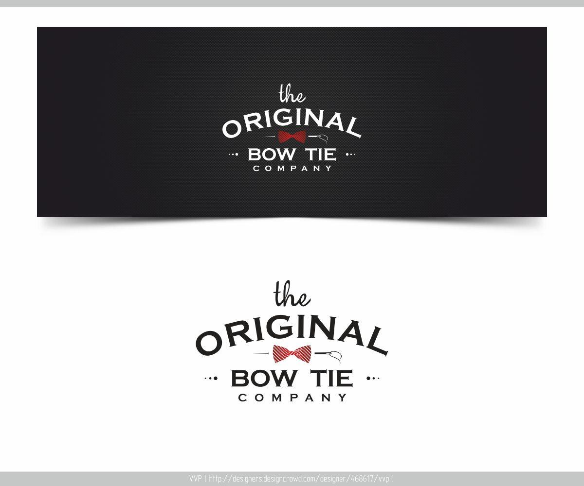 Bow Tie Company Logo - Personable, Playful, Non Profit Logo Design for Original Bow Tie Co ...